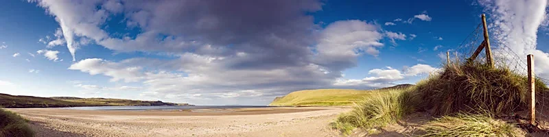 A quiet beach with dunes